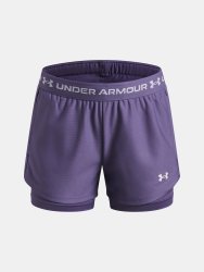 Kraťasy Under Armour Tech Play Up 2n1 Short Jr Purple
