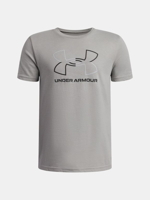 Футболка Under Armour Gl Foundation SS Jr green/grey
