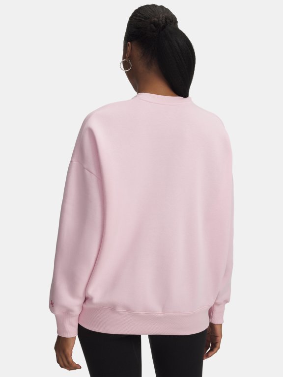 Світшот Under Armour Rival Flc OS Varsity Crew Wmn Pink