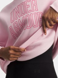 Світшот Under Armour Rival Flc OS Varsity Crew Wmn Pink