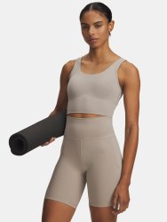 Under Armour Meridian Fitted Crop Tank Wmn Brown