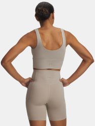 Under Armour Meridian Fitted Crop Tank Wmn Brown