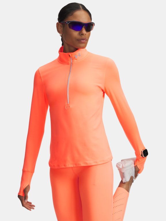 Футболка Under Armour Launch Pro Half Zip Wmn Orange