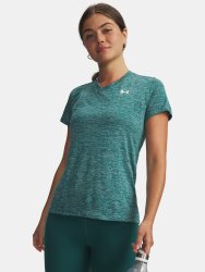 Футболка Under Armour Tech SSV- Twist Wmn gray green