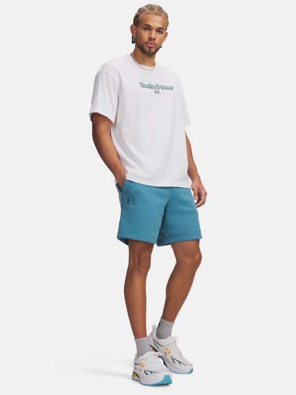 Under Armour Icon Fleece Short Man Blue
