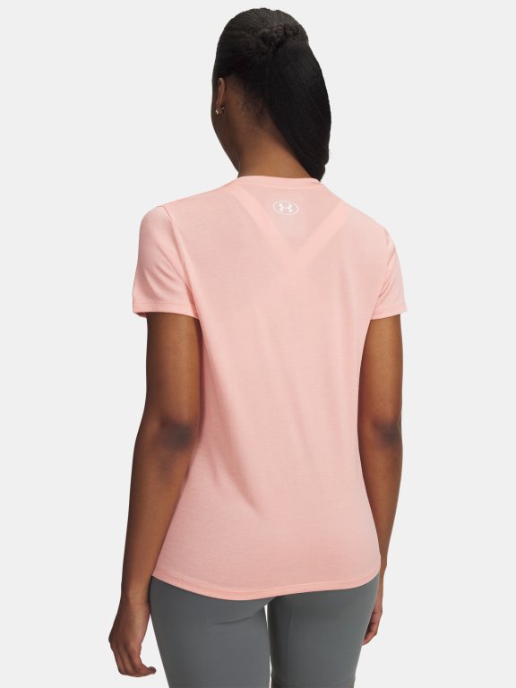Футболка Under Armour Tech SSV- Twist Wmn Pink