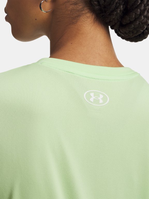 Футболка Under Armour Tech SSV- Solid Wmn gray green