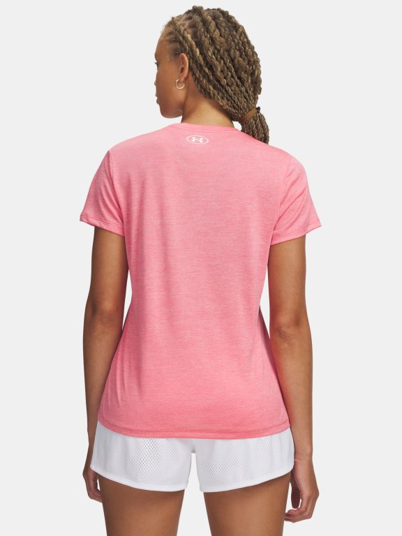 Футболка Under Armour Tech SSC- Twist Wmn Pink