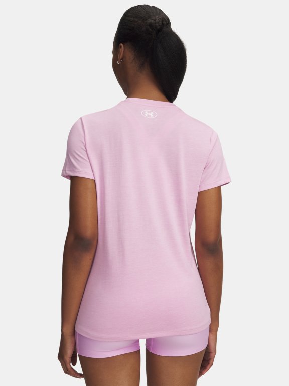 Футболка Under Armour Tech SSC- Twist Wmn Pink