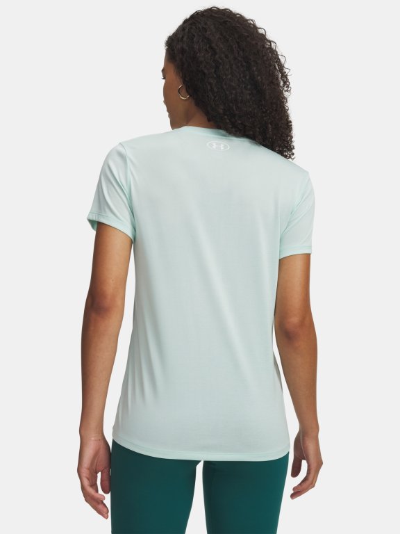 Футболка Under Armour Tech SSC- Twist Wmn gray green