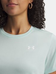 Футболка Under Armour Tech SSC- Twist Wmn gray green