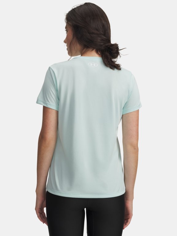Футболка Under Armour Tech SSC - Solid Wmn gray green