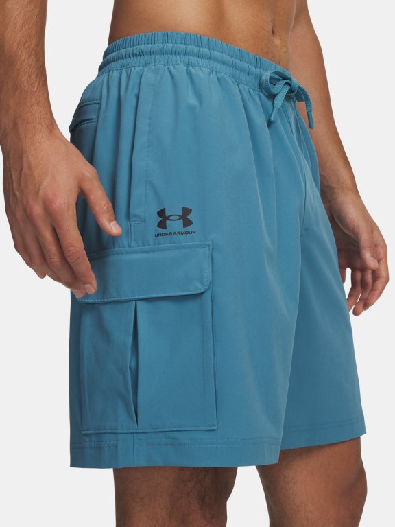 Kraťasy Under Armour Vibe Woven Cargo Short Man Blue