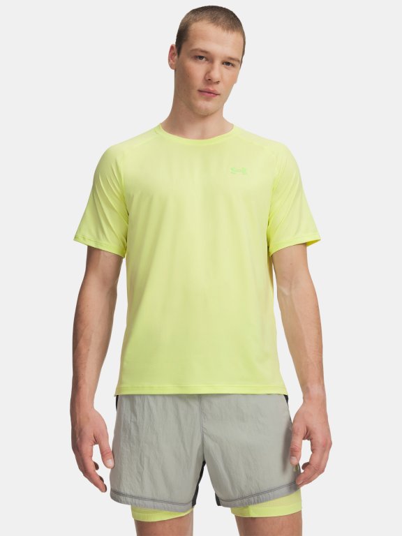 Футболка Under Armour Explore Trail Run Grph SS Man gray green