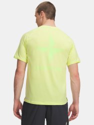 Футболка Under Armour Explore Trail Run Grph SS Man gray green