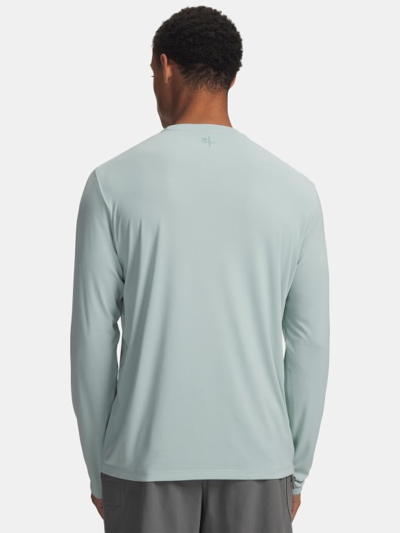 Футболка Under Armour Explore IsoChill UPF LS Чоловіча синя