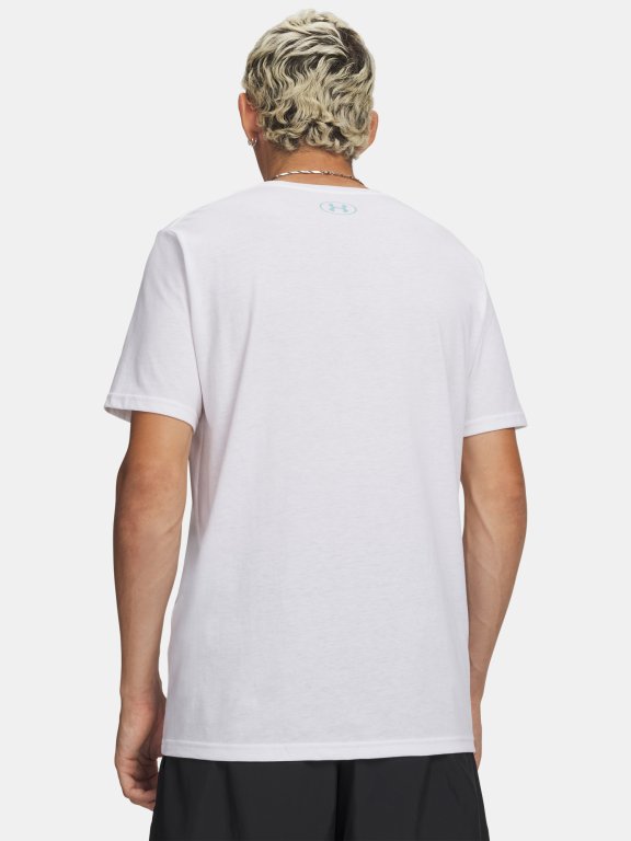 Футболка Under Armour Logo Collage SS Man white