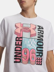 Футболка Under Armour Logo Collage SS Man white