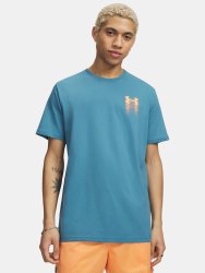 Футболка Under Armour Blur Logo SS Man Blue