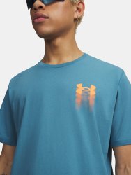 Футболка Under Armour Blur Logo SS Man Blue