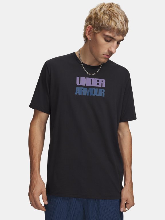 Футболка Under Armour Block Logo SS Man black