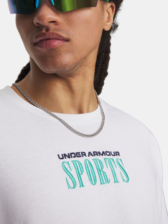 Футболка Under Armour Hwt Sports SS Man white