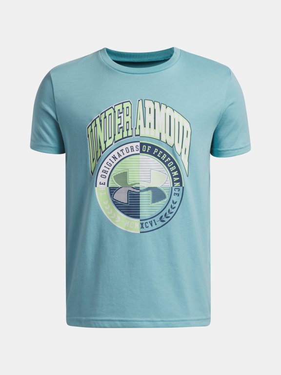 Футболка Under Armour Varsity Crest SS Jr Blue