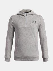 Худі Under Armour Rival Lw 1/4 Zip Hoodie Jr green/grey
