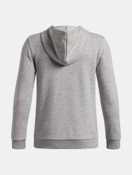 Худі Under Armour Rival Lw 1/4 Zip Hoodie Jr green/grey