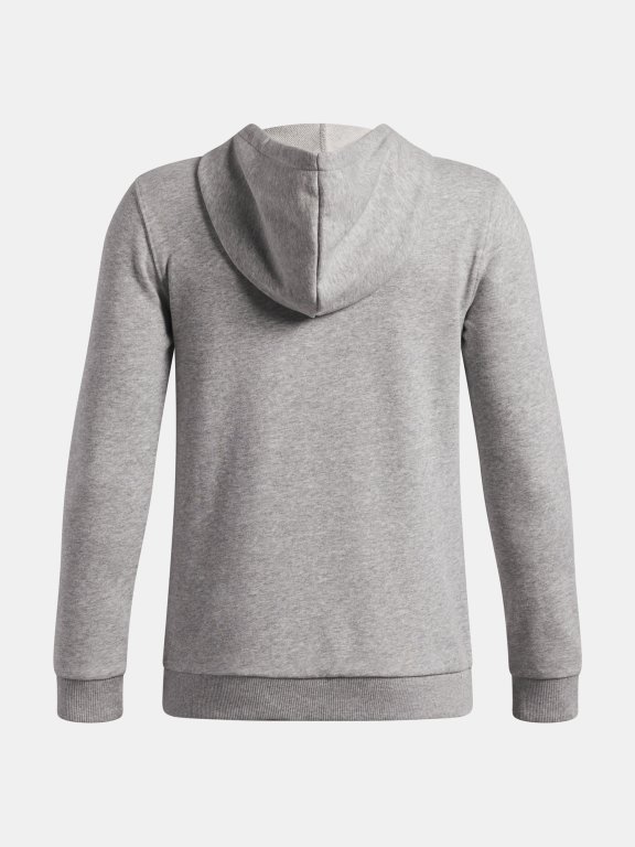Худі Under Armour Rival Lw 1/4 Zip Hoodie Jr green/grey