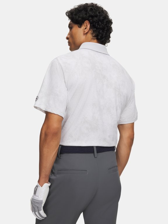 Футболка з принтом Under Armour ArmourDry Polo Man зелена/сіра