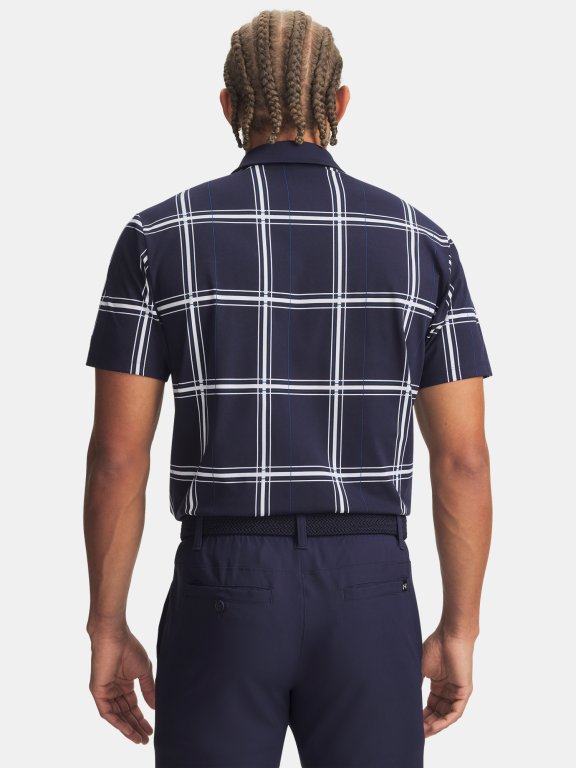 Футболка Under Armour ArmourDry Printed Polo Man Blue