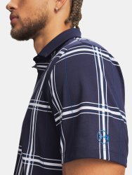 Футболка Under Armour ArmourDry Printed Polo Man Blue