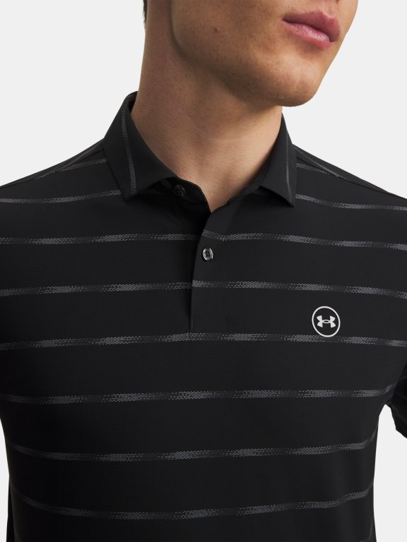 Футболка Under Armour Drive Chill Printed Polo Man black