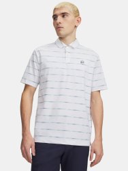 Футболка Under Armour Drive Chill Printed Polo Man white