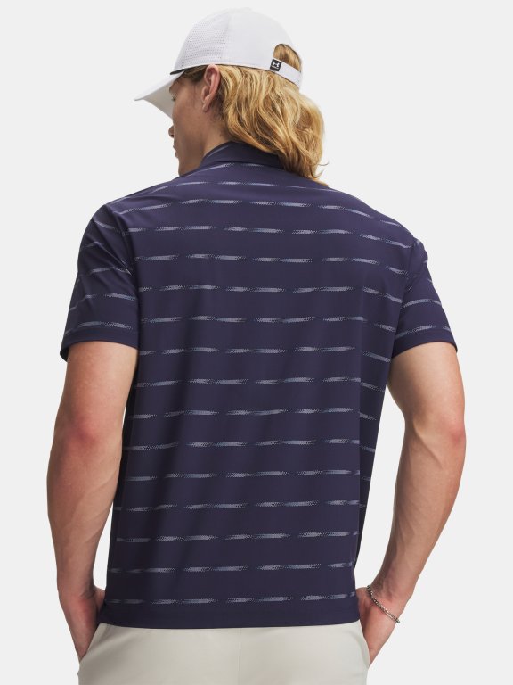 Футболка Under Armour Drive Chill Printed Polo Man Blue