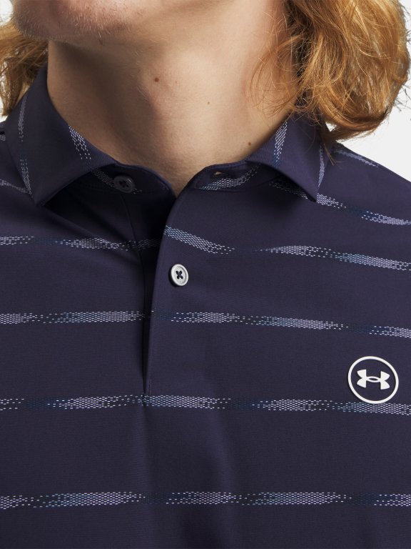 Футболка Under Armour Drive Chill Printed Polo Man Blue