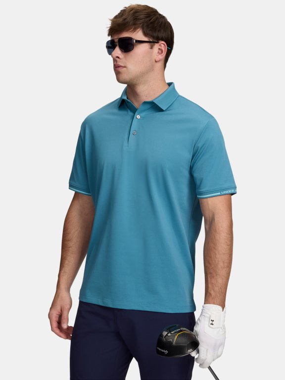 Футболка Under Armour ArmourDry Pique Polo Man Blue