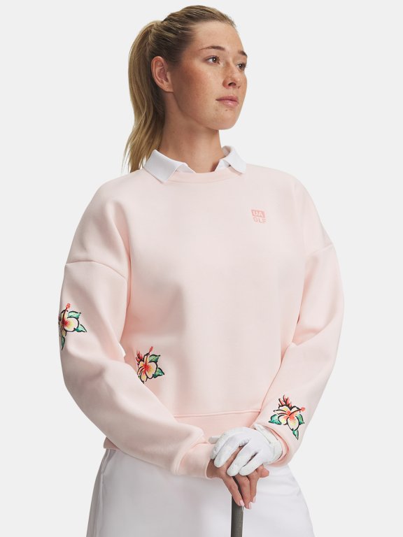 Світшот Under Armour Icon Golf Trip Crew Wmn Pink
