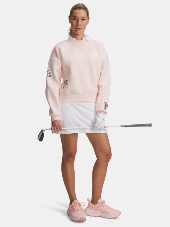 Світшот Under Armour Icon Golf Trip Crew Wmn Pink