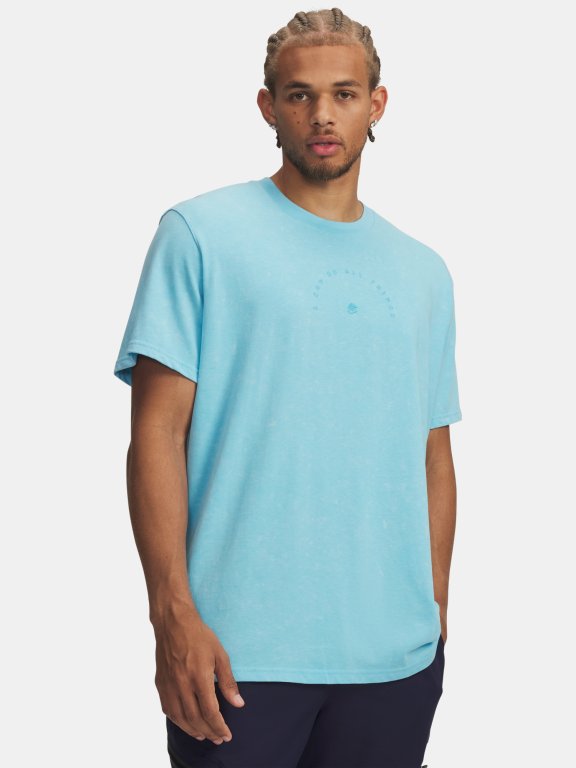 Triko Under Armour Curry ICDAT Tee Man Blue