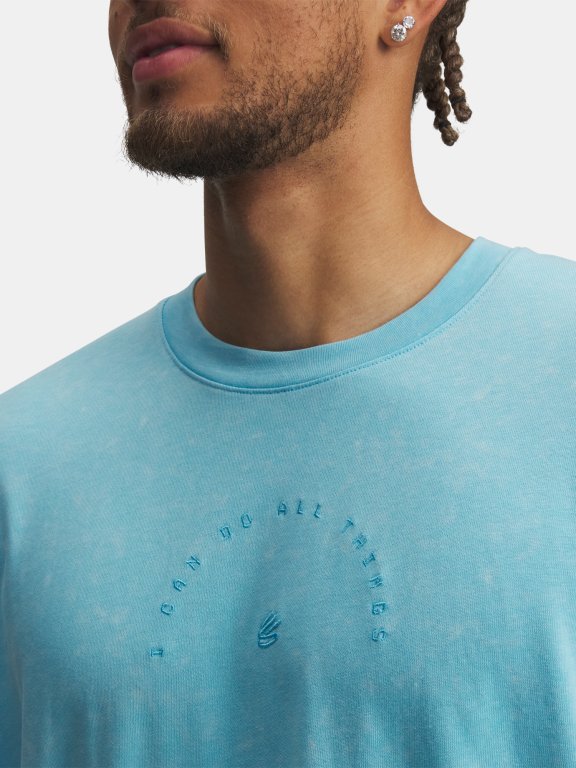 Triko Under Armour Curry ICDAT Tee Man Blue