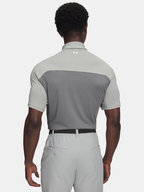 Футболка Under Armour T2G Colorblock Polo Man green/grey