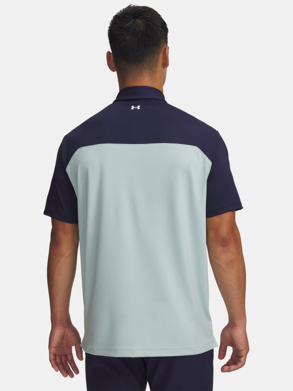 Футболка Under Armour T2G Colorblock Polo Man Blue