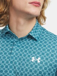 Футболка Under Armour Matchplay Printed Polo Man Blue