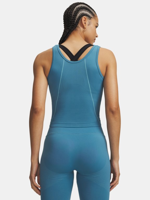 Безшовний танк Under Armour Vanish Seamless Tank Wmn Blue