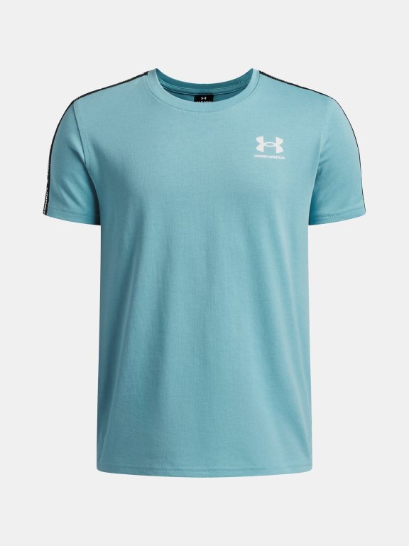 Футболка Under Armour Icon Taped SS Jr Blue