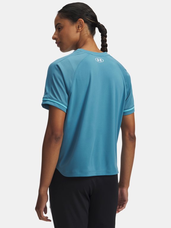 Triko Under Armour Challenger Boxy SS Wmn Blue