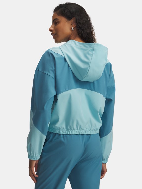 Синя куртка Under Armour Rival Woven Jkt HD Wmn