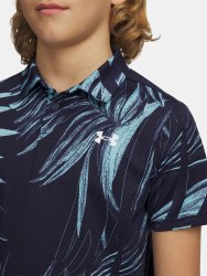 Футболка Under Armour Matchplay Printed Polo Jr Blue